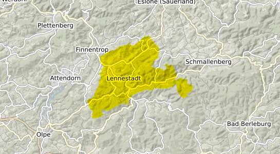 Immobilienpreisekarte Lennestadt