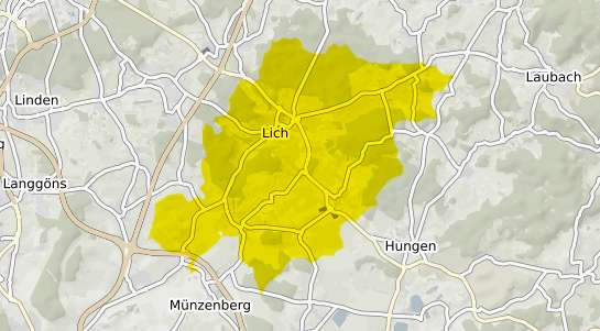 Immobilienpreisekarte Lich Hessen