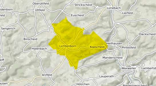 Immobilienpreisekarte Lichtenborn Eifel