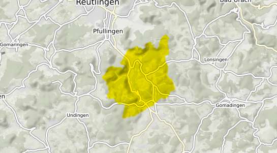 Immobilienpreisekarte Lichtenstein Wuerttemberg