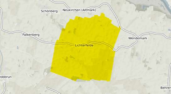 Immobilienpreisekarte Lichterfelde b. Jueterbog