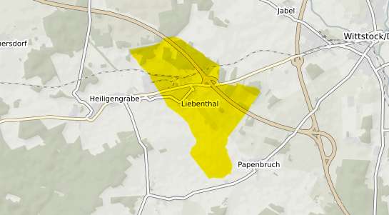 Immobilienpreisekarte Liebenthal b. Wittstock, Dosse