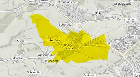Immobilienpreisekarte Loedla