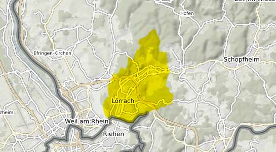 Immobilienpreisekarte Lörrach