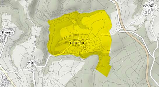 Immobilienpreisekarte Lorscheid b. Trier