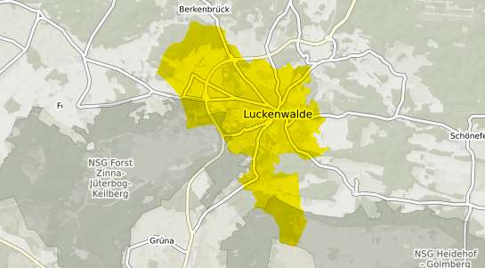 Immobilienpreisekarte Luckenwalde