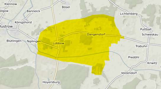 Immobilienpreisekarte Luebbow