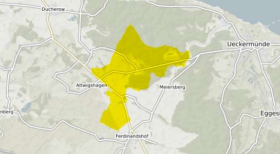 Immobilienpreisekarte Luebs b. Torgelow, Vorpommern