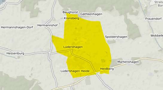 Immobilienpreisekarte Luedershagen b. Ribnitz-Damgarten