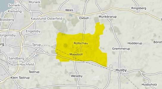 Immobilienpreisekarte Maasbuell b. Flensburg