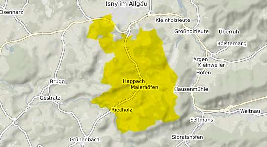 Immobilienpreisekarte Maierhöfen Allgaeu