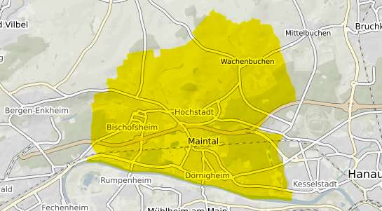 Immobilienpreisekarte Maintal