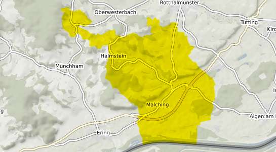Immobilienpreisekarte Malching Niederbayern