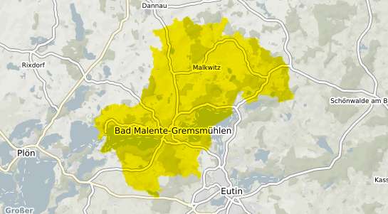 Immobilienpreisekarte Malente