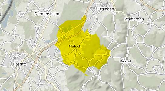 Immobilienpreisekarte Malsch b. Wiesloch