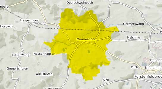 Immobilienpreisekarte Mammendorf Oberbayern