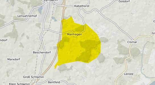 Immobilienpreisekarte Manhagen b. Lensahn