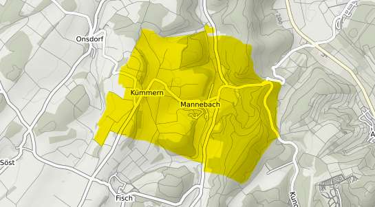Immobilienpreisekarte Mannebach b. Saarburg, Saar