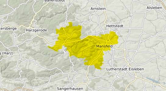 Immobilienpreisekarte Mansfeld Suedharz