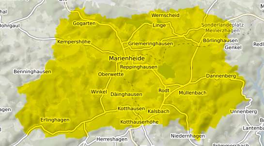 Immobilienpreisekarte Marienheide