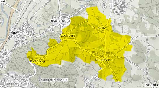 Immobilienpreisekarte Marloffstein