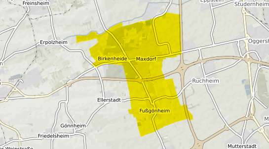 Immobilienpreisekarte Maxdorf Pfalz