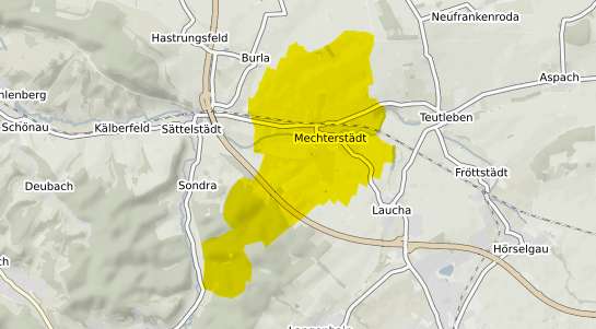 Immobilienpreisekarte Mechterstaedt