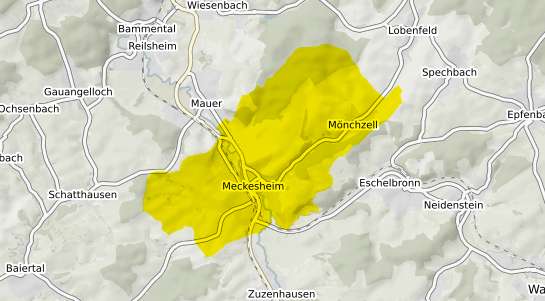 Immobilienpreisekarte Meckesheim