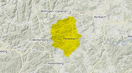 Immobilienpreisekarte Medebach