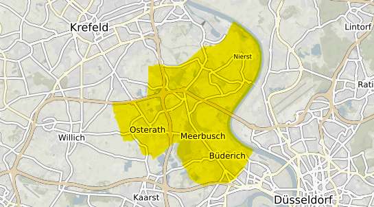 Immobilienpreisekarte Meerbusch