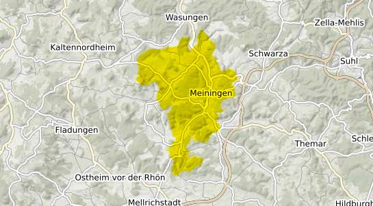 Immobilienpreisekarte Meiningen