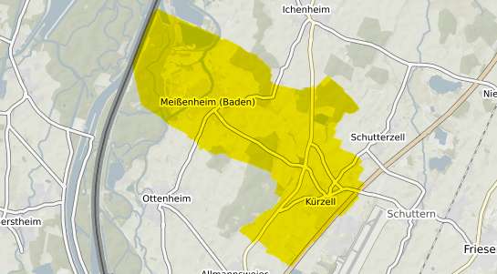 Immobilienpreisekarte Meißenheim Baden