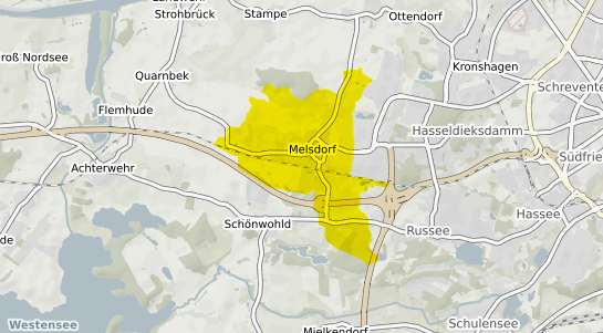 Immobilienpreisekarte Melsdorf