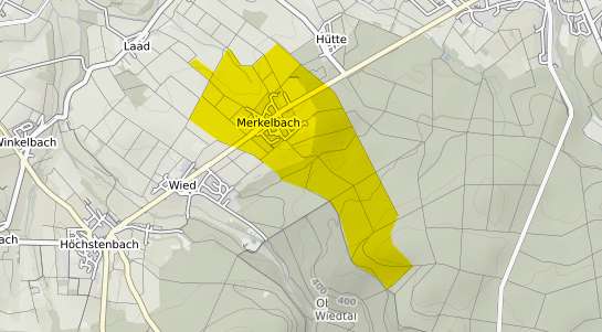 Immobilienpreisekarte Merkelbach Westerwald