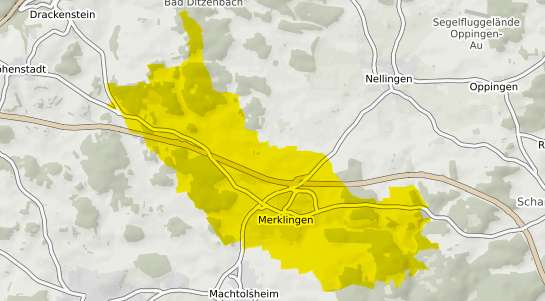 Immobilienpreisekarte Merklingen Alb