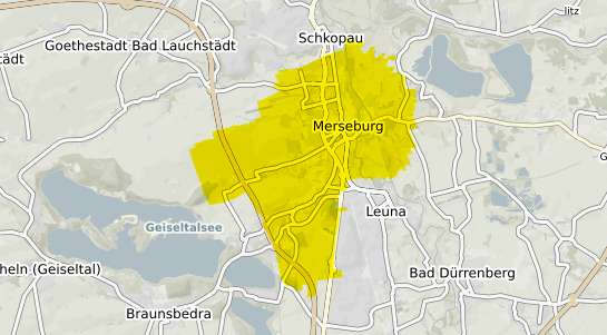 Immobilienpreisekarte Merseburg