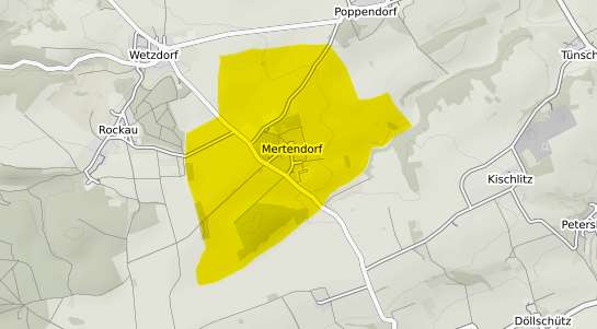 Immobilienpreisekarte Mertendorf b. Eisenach, Thueringen