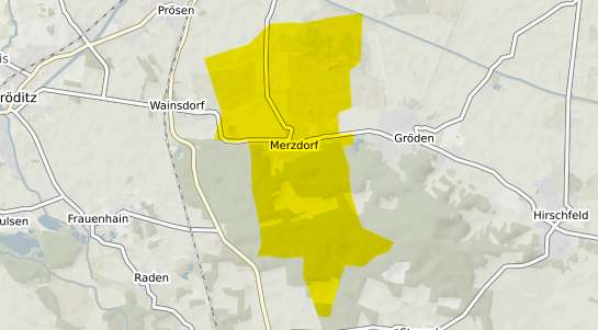 Immobilienpreisekarte Merzdorf b. Elsterwerda