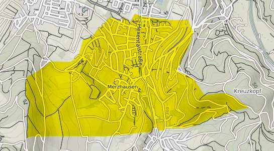 Immobilienpreisekarte Merzhausen Breisgau