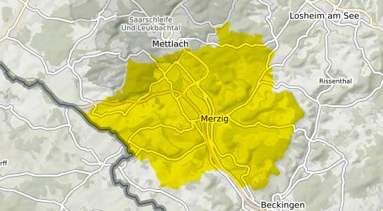 Immobilienpreisekarte Merzig