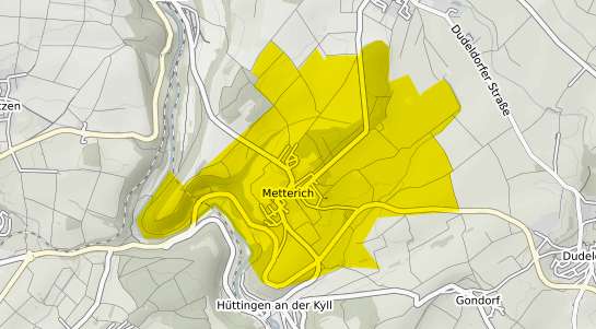 Immobilienpreisekarte Metterich