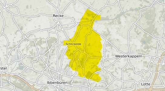 Immobilienpreisekarte Mettingen Westfalen
