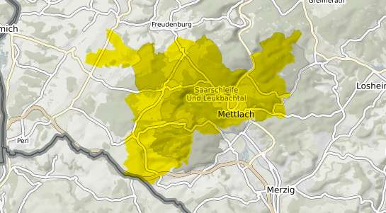 Immobilienpreisekarte Mettlach