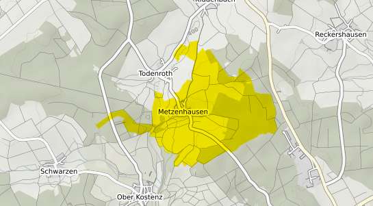 Immobilienpreisekarte Metzenhausen