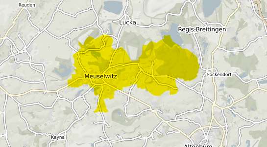 Immobilienpreisekarte Meuselwitz Thueringen
