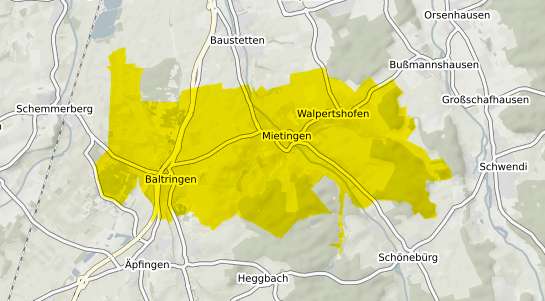 Immobilienpreisekarte Mietingen