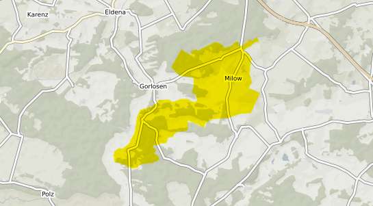 Immobilienpreisekarte Milow b. Ludwigslust