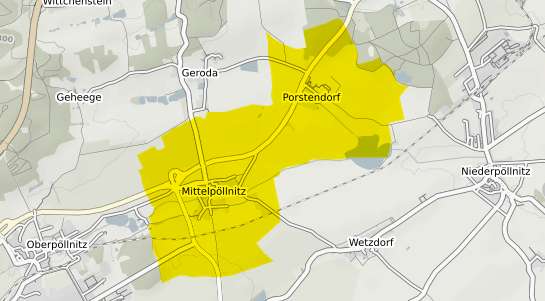 Immobilienpreisekarte Mittelpöllnitz