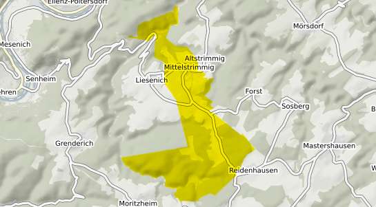 Immobilienpreisekarte Mittelstrimmig
