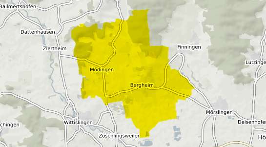 Immobilienpreisekarte Mödingen